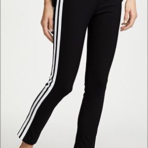 Rag and Bone Mito side striped black jeans